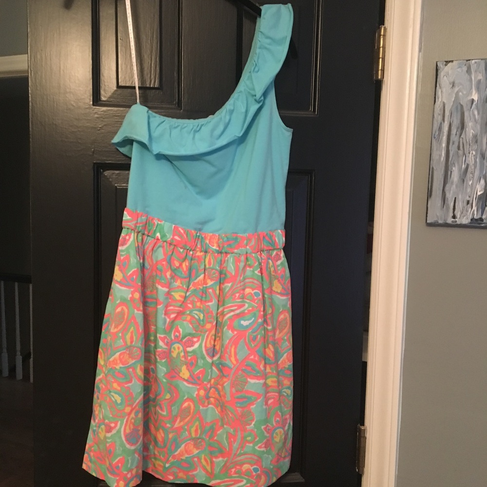 Lilly Pulitzer 1 shoulder dress